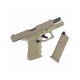 Страйкбольный пистолет Glock-19 gen.3 TAN EC-1301 DE [East Crane]
